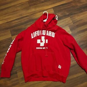 Red Lifeguard Hoodie